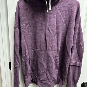 Reebokk Purple Hoodie with Front Pocket size L/ NWOT# 619